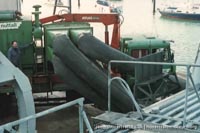 BH7 being moved to The Hovercraft Museum